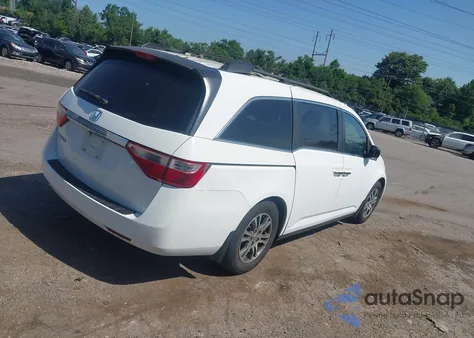 2013 Honda Odyssey Ex-L из США, поврежденный, VIN 5FNRL5H6XDB039867